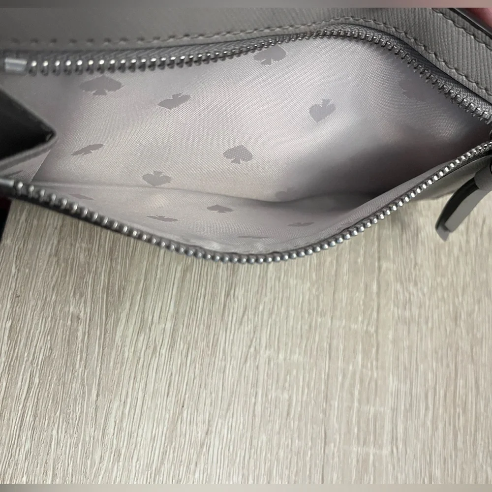Kate Spade Gray Leather Wallet - Picture 5 of 10